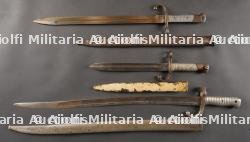 Lot de 3 baïonnette Argentine et divers