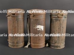 Lot de 3 masques anti-gaz allemands — miniature 4