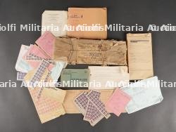 Lot documents Belgique occupée et après guerre