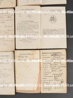 Lot de 9 Militarpass et Solbuch allemands WW1 — miniature 3