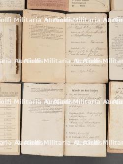 Lot de 9 Militarpass et Solbuch allemands WW1 — photo 4