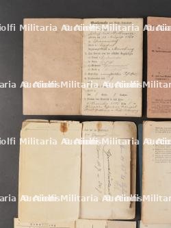 Lot de 9 Militarpass et Solbuch allemands WW1 — photo 6