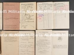 Lot de 9 Militarpass et Solbuch allemands WW1 — photo 7