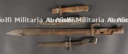 Lot de 3 couteaux et baïonnette allemands WW1