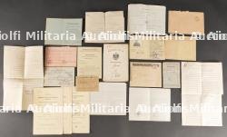 Lot de documents d'un cadet de la Marine Allemande WW1