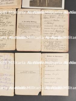 Lot de 9 Militarpass, livret et photos d'artilleurs de campagne — photo 7