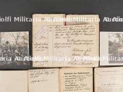Lot de 9 Militarpass, livret et photos d'artilleurs de campagne — miniature 10