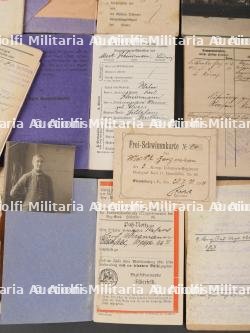 Lot de livrets, groupings et documents allemands WW1 — photo 4