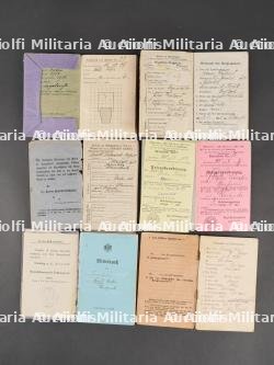 Lot de 7 Militarpass, documents et livrets allemands ww1 — miniature 3