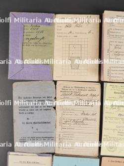 Lot de 7 Militarpass, documents et livrets allemands ww1 — miniature 6