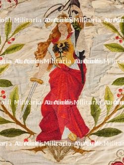 Bannière allemande et lithographie de réserviste — photo 2