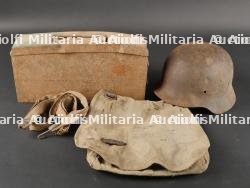 Lot casque allemand M35 et équipements — photo 8