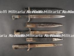 Lot de 3 baïonnettes de sortie allemandes — miniature 2