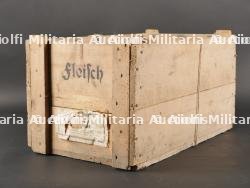 Caisse à viande allemande et caisse munition
