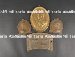 Belgique ww1 plaques en bronze