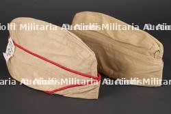 Calots de l'artillerie US. US Army artillery garrison cap.