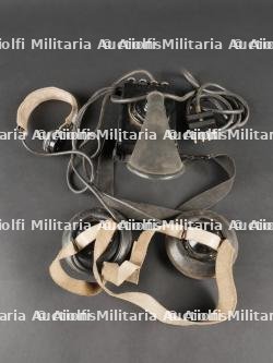 Anglais ww2 Appareil de téléphonie et micro plastron Ericsson — miniature 16