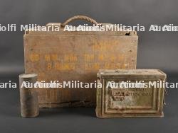 US ww2 lot de contenants pour munitions