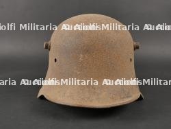Allemagne WW1 coque de casque Stahlhelm M16 — miniature 3