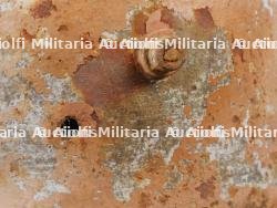 Allemagne WW1 coque de casque Stahlhelm M16 transformée en seau — miniature 2