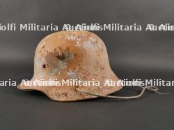 Allemagne WW1 coque de casque Stahlhelm M16 transformée en seau — photo 4