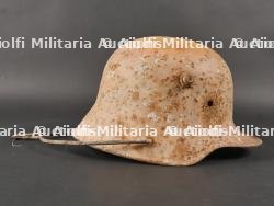 Allemagne WW1 coque de casque Stahlhelm M16 transformée en seau — miniature 7