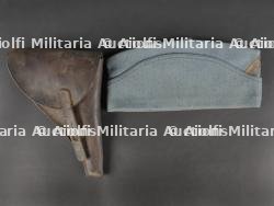 France WW1 Bonnet de Police bleu horizon et étui pour 1892 d'un officier — photo 1