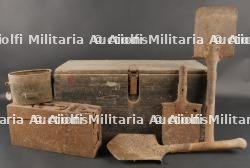 Lot caisse et outils allemands