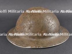 Casque Anglais MkII avec insigne et personnalisation. British MkII helmet