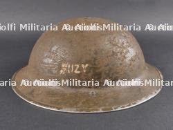 Casque Anglais MkII avec insigne et personnalisation. British MkII helmet — photo 5