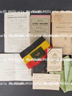 Gros lot de documents Belgique 1940. Large lot of Belgian documents from 1940 — miniature 2