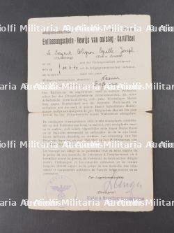 Gros lot de documents Belgique 1940. Large lot of Belgian documents from 1940 — photo 7
