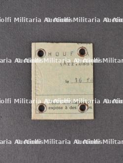 Superbe ensemble 6e Chasseurs Ardennais veste, plaque d'identité, photos et documents du soldat Delveau. Superb set from the 6th Ardennes Chasseurs including tunic, identity tag, photos and documents of soldier Delveau — photo 3