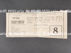 Superbe ensemble 6e Chasseurs Ardennais veste, plaque d'identité, photos et documents du soldat Delveau. Superb set from the 6th Ardennes Chasseurs including tunic, identity tag, photos and documents of soldier Delveau — photo 10