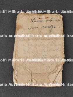 Superbe ensemble 6e Chasseurs Ardennais veste, plaque d'identité, photos et documents du soldat Delveau. Superb set from the 6th Ardennes Chasseurs including tunic, identity tag, photos and documents of soldier Delveau — miniature 19