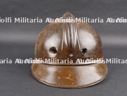 Casque Belge WWI avec impact. Belgian WWI helmet with impact — miniature 7