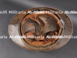 Casque Belge WWI avec impact. Belgian WWI helmet with impact — miniature 13