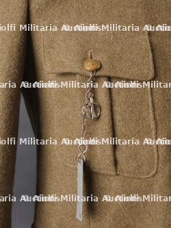 Ensemble veste et béret d'un Chasseur Ardennais prisonnier. Set including tunic and beret of a captured Ardennes Chasseur — photo 9