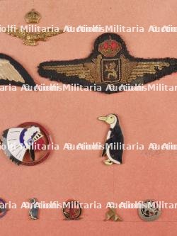 Lot de l'aviateur belge et RAF Willy Lorent dont veste et insignes. Set belonging to Belgian aviator and RAF member Willy Lorent including tunic and insignia — photo 5