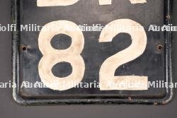Plaque d'immatriculation civile. Civil registration plate. — photo 9