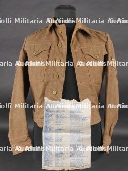 Battle Dress de la 13e Brigade de Fusiliers Namur. Battle Dress of the 13th Fusilier Brigade Namur