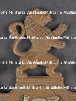 Rare plaque de shako de voltigeur belge. Rare Belgian voltigeur shako plate — photo 3