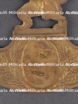 Rare plaque de shako de voltigeur belge. Rare Belgian voltigeur shako plate — miniature 7