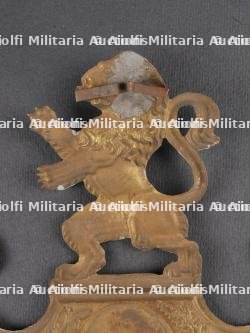 Rare plaque de shako de voltigeur belge. Rare Belgian voltigeur shako plate — photo 8