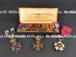 Belgique 1914-1918 et 1940-1945 ensemble de médailles et réductions. Belgium 1914–1918 and 1940–1945 medal and miniature set — photo 1