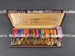 Belgique 1914-1918 et 1940-1945 ensemble de médailles et réductions. Belgium 1914–1918 and 1940–1945 medal and miniature set — miniature 17