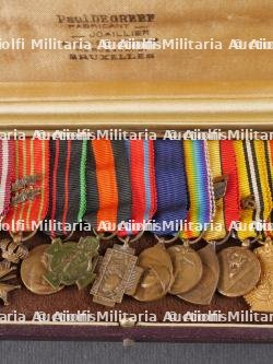 Belgique 1914-1918 et 1940-1945 ensemble de médailles et réductions. Belgium 1914–1918 and 1940–1945 medal and miniature set — photo 19