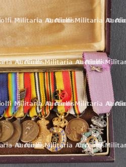 Belgique 1914-1918 et 1940-1945 ensemble de médailles et réductions. Belgium 1914–1918 and 1940–1945 medal and miniature set — miniature 20