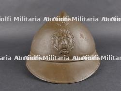 Casque Adrian Belge M1915 du 6e Artillerie à Cheval. Belgian Adrian helmet model M1915 from the 6th Horse Artillery
