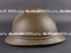 Casque Adrian Belge M1915 du 6e Artillerie à Cheval. Belgian Adrian helmet model M1915 from the 6th Horse Artillery — miniature 7